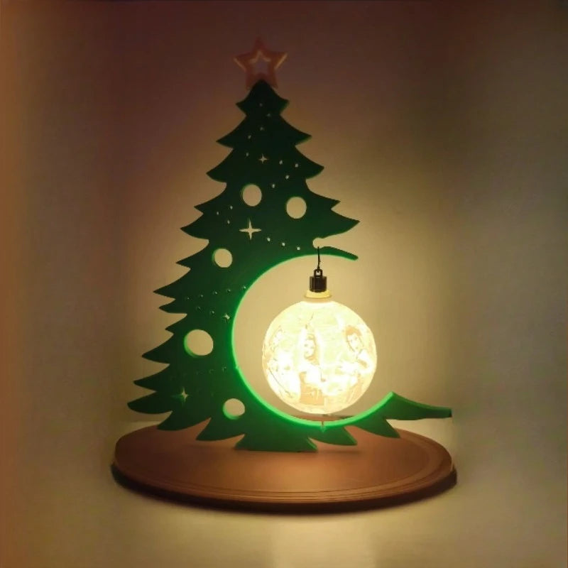 DIY Hollow Christmas Tree Ornament – Festive Tabletop Decor