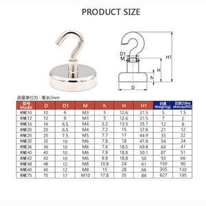 Strong Magnetic Hooks – Multi-Purpose Kitchen & Home Storage