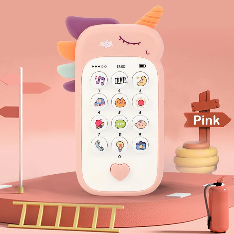 Baby Phone Toy with Music & Teether – Educational Infant Toy