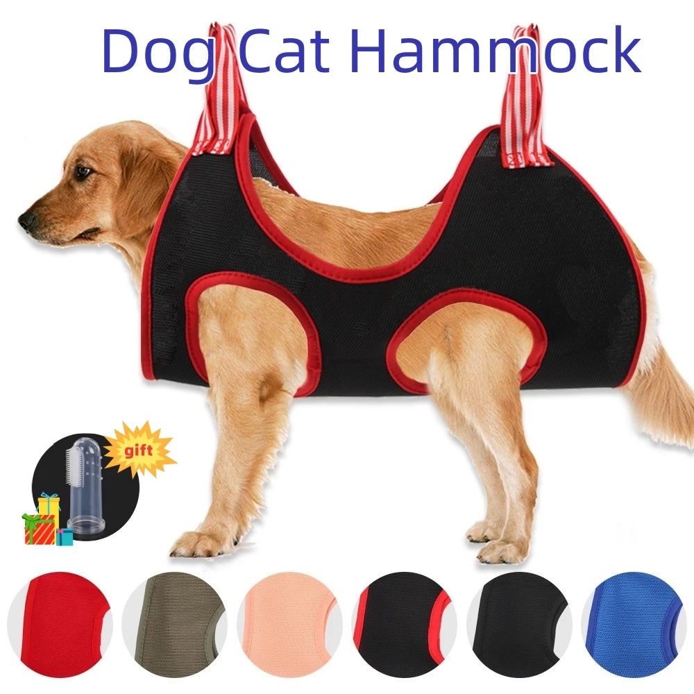 Pet Grooming Hammock for Dogs & Cats – Nail Trimming Bag