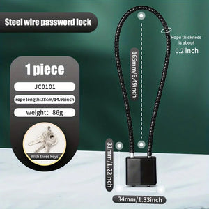 Zinc Alloy Luggage Lock – Travel Suitcase & Backpack Lock