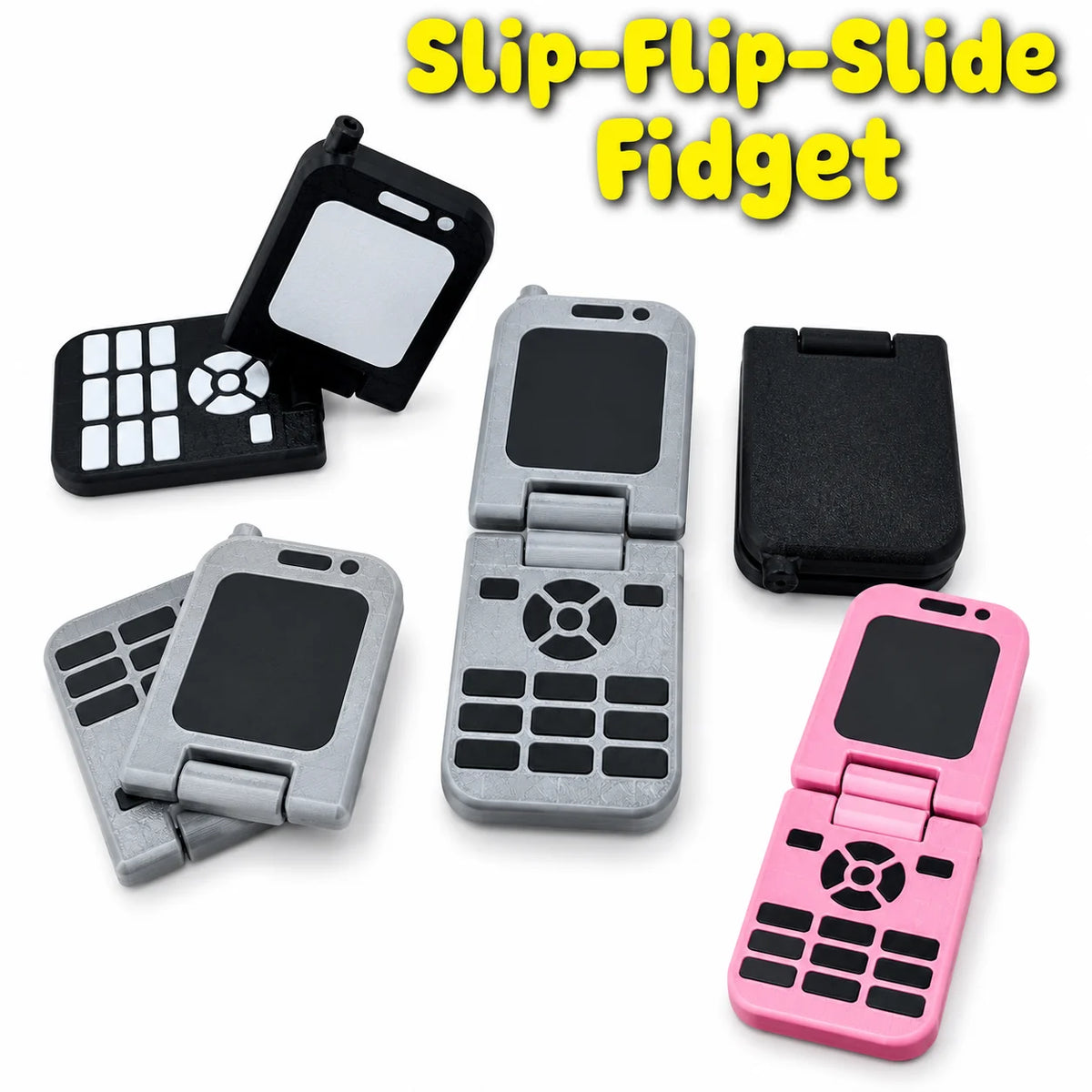 Recording Playback Capsule Toy Phone Keychain with Custom Photo