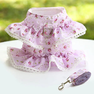 Pet Chest Harness & Leash – Stylish Dog and Cat Walking Set