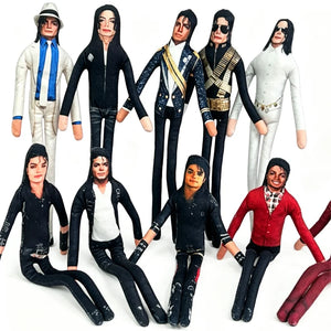 Michael Jackson Bendable Plush Figure – Soft Stuffed Cosplay Toy, Flexible Collectible Gift