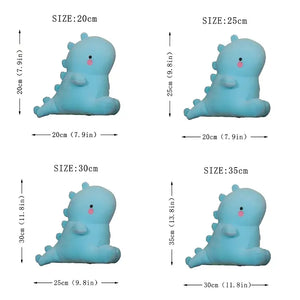 Colorful Dinosaur Plush Toy – Cute Soft Squishy Dino Doll