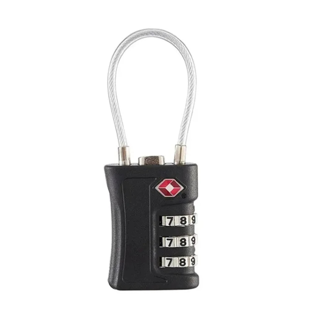 TSA 3-Digit Combination Luggage Lock – Travel Suitcase Security