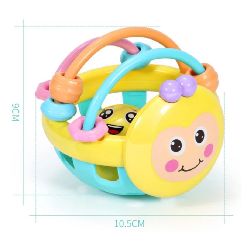 Baby Sensory Teether Ball – Soft Rattle Toy for Newborns