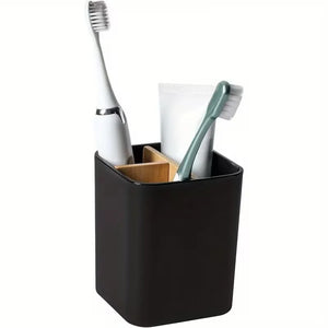 3-Compartment Toothbrush & Toothpaste Organizer