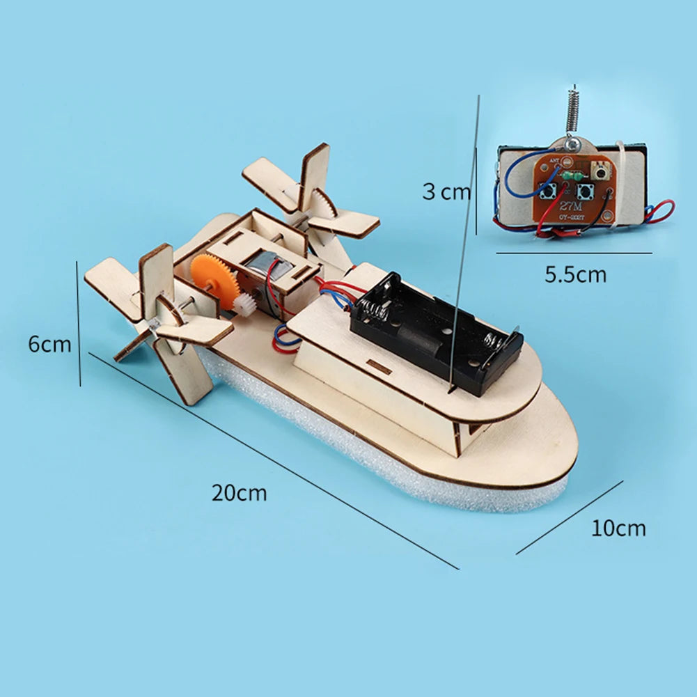 DIY STEM Science Kits for Kids – 3D Wooden Car & Boat Puzzle Toys