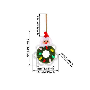 DIY Christmas Tree Ornaments with Pinecones & Mini Wreaths