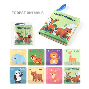 Soft Baby Cloth Book Toy | Montessori 3D Sensory & Early Learning Book