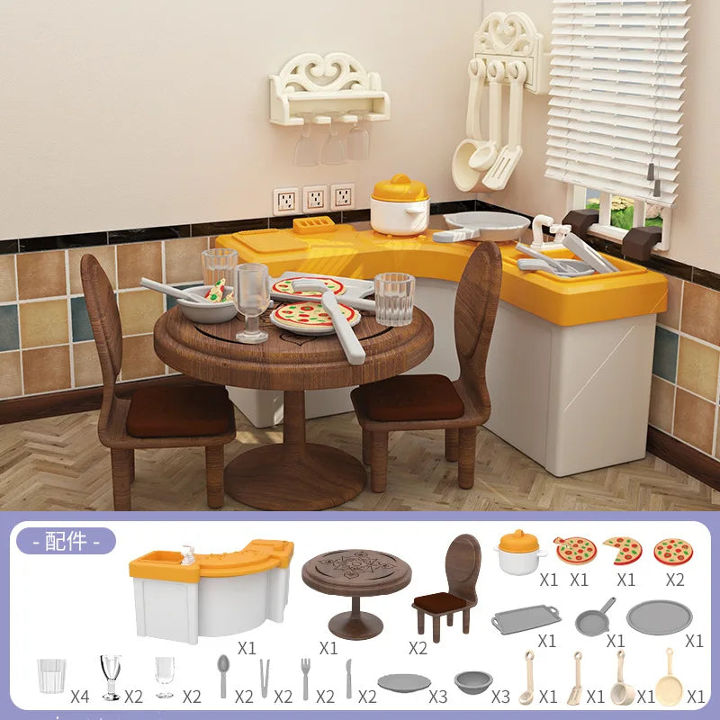 Mini Supermarket Dollhouse Toys for Kids | Educational Shopping Play Set