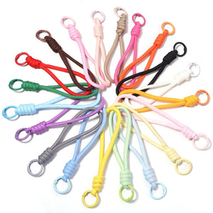 5Pcs Colorful Braided Keychain Lanyard – Anti-Lost Phone & Car Key Strap