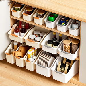 Under Sink Organizer with Wheels – Plastic Storage Basket