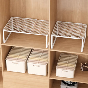 Expandable Closet Shelf – Adjustable Wardrobe Divider Organizer