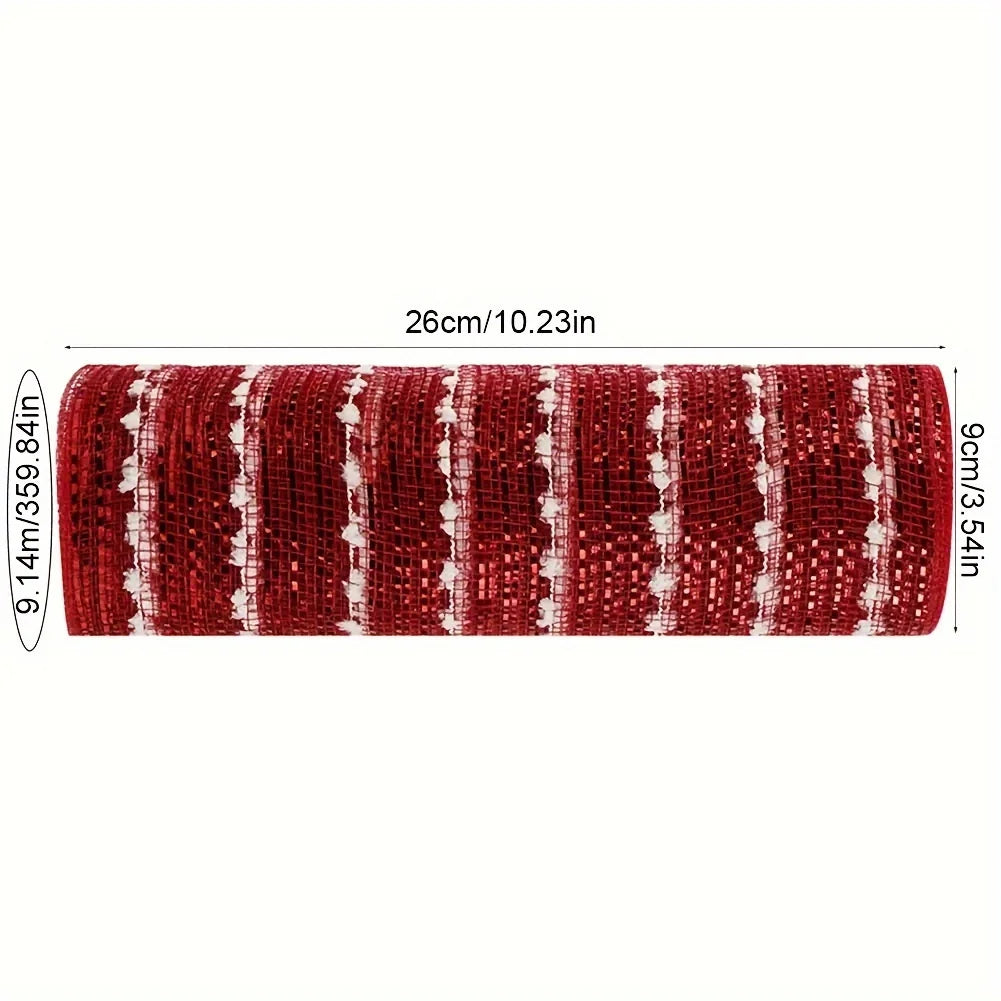 Christmas Tree Ribbon Bow Ornaments, 9M Christmas DIY Hanging Decor, Navidad Noel New Year 2026