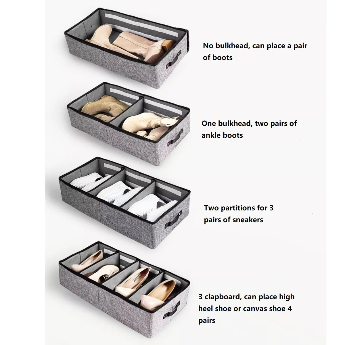 Transparent Shoe Storage Box – Space-Saving Dustproof Organizer