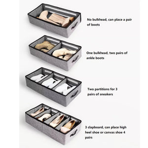 Transparent Shoe Storage Box – Space-Saving Dustproof Organizer