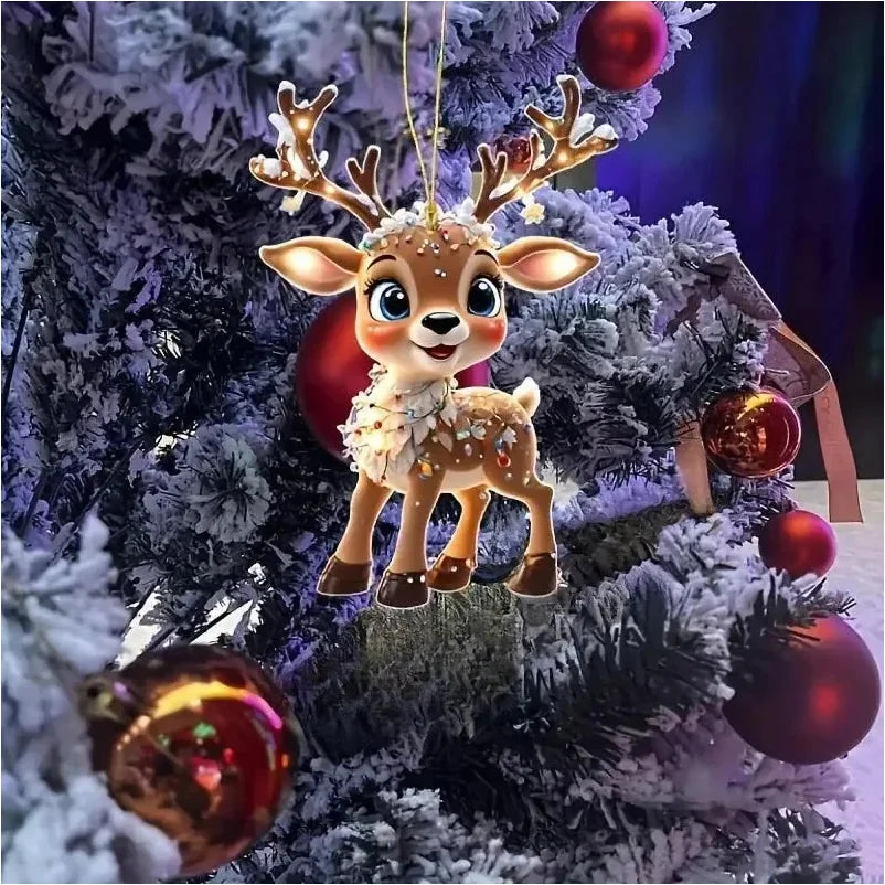 Christmas Reindeer Ornaments & Holiday Home Decor
