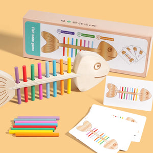 Montessori Wooden Color Matching Game | Balance & Sensory Toy for Kids