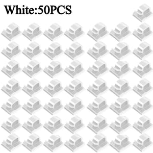 Self-Adhesive Cable Clips for Wire Management – Cable Clamp Accessories