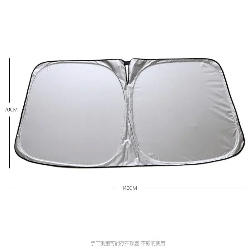 Folding Car Windshield Sunshade – UV Protection Cover