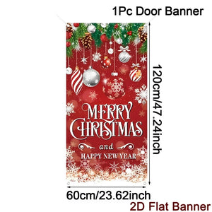 Christmas Wall Decor & Door Hanging Banner 2026