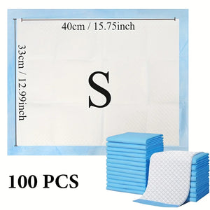 Pet Pee Pads - for Cats to Absorb Urine Cat Diapers. Cat - Small Dog. Puppy. Urinary Pads. Diapers. Suitable for a Variety of Domestic Pets Such as Cats, Dogs, Hamsters, Rabbits, Guinea Pigs, Etc. Suitable for Use in Cages, I