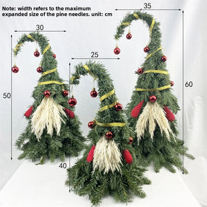 Christmas Gnome & Santa Tree Decor