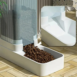 Automatic Dog Feeder & Water Dispenser – Gravity Design