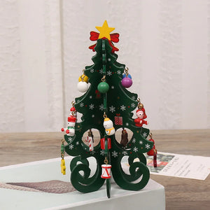 Wooden Christmas Tree Ornament – Desktop & Party Decor