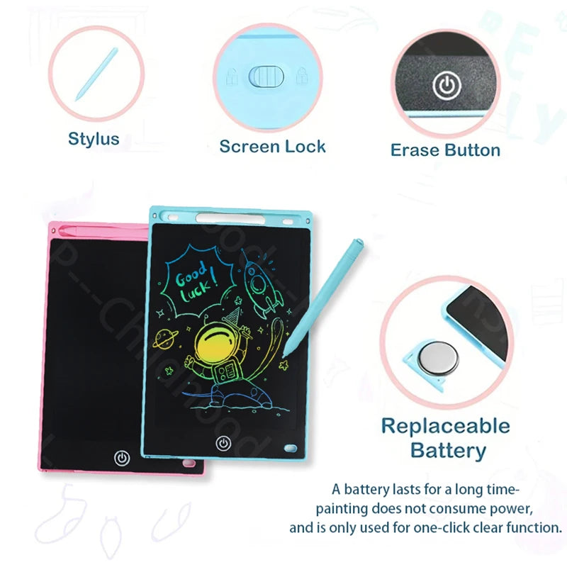 Writing  8.5-Inch LCD Writing Tablet for Kids – Educational Drawing Board