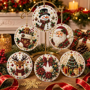 DIY Christmas Diamond Art Wooden Decorations