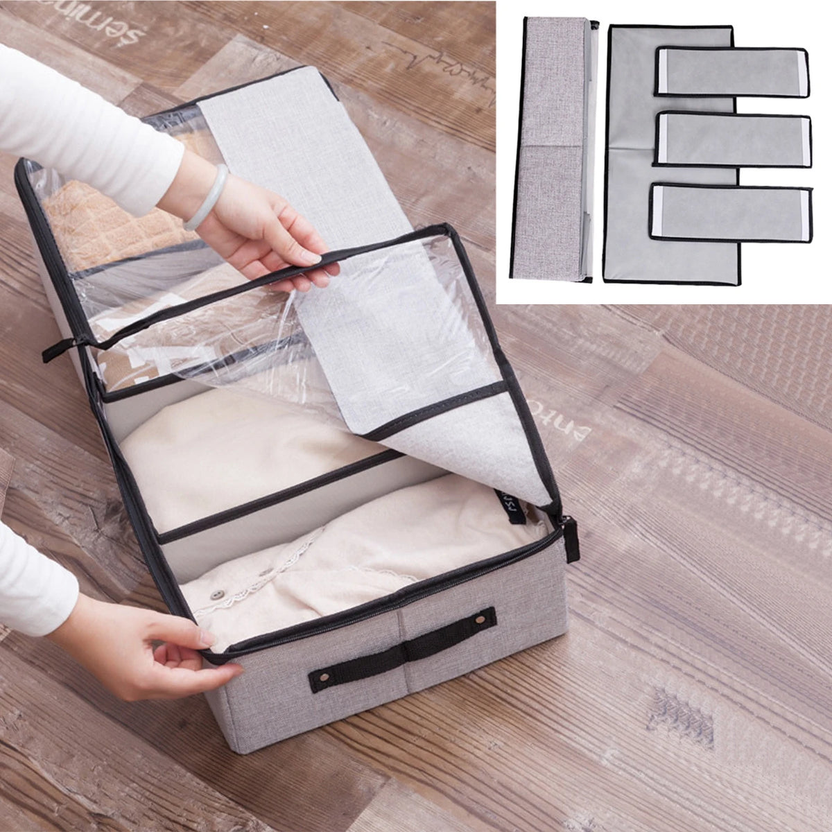Transparent Shoe Storage Box – Space-Saving Dustproof Organizer