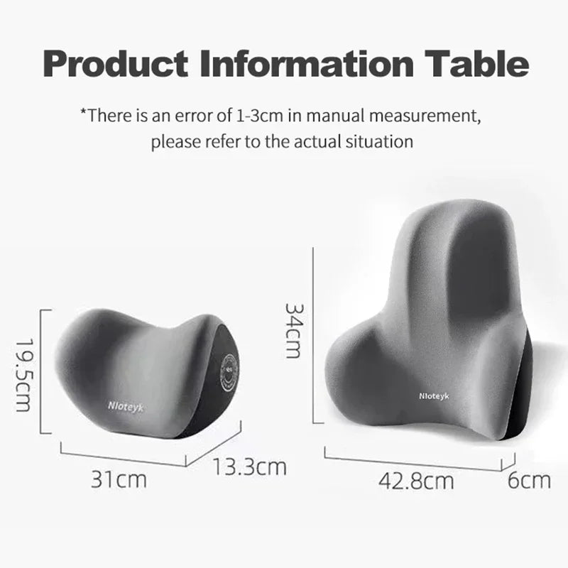 Memory Foam Car Neck & Lumbar Support Cushion
