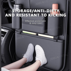 SEAMETAL 6-Pocket Car Seat Back Organizer – Waterproof Storage Bag
