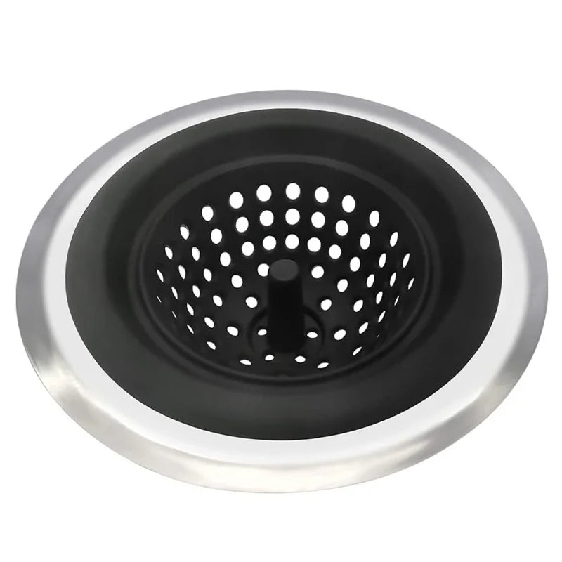 Silicone Sink Strainer & Drain Hair Catcher, Anti-Clog Filter