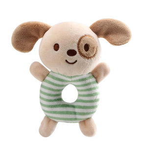 Baby Plush Animal Rattle Toy – Soft Infant Learning Toy 0–24 Months