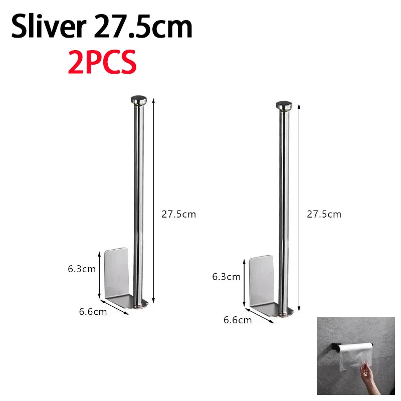 Stainless Steel Paper Towel Holder – Under Sink Organizer