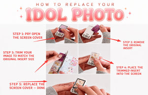 Recording Playback Capsule Toy Phone Keychain with Custom Photo