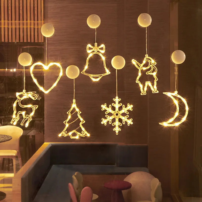 Christmas LED Hanging Lights & Window Decorations