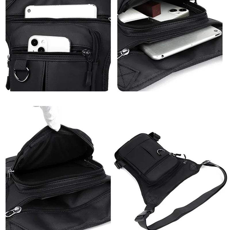 Waterproof Motorcycle Leg Bag – Tactical Travel Waist Pack