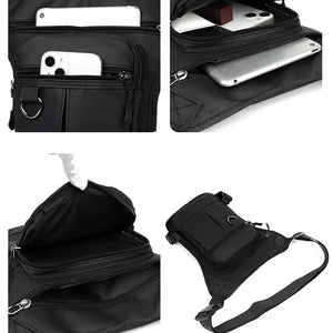 Waterproof Motorcycle Leg Bag – Tactical Travel Waist Pack