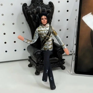 Michael Jackson Bendable Plush Figure – Soft Stuffed Cosplay Toy, Flexible Collectible Gift