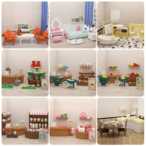 Mini Supermarket Dollhouse Toys for Kids | Educational Shopping Play Set