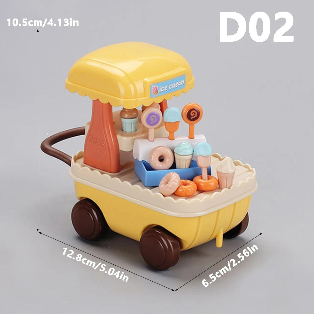 1:12 Miniature Dollhouse Furniture Set – Kitchen & Dining Accessories for Kids