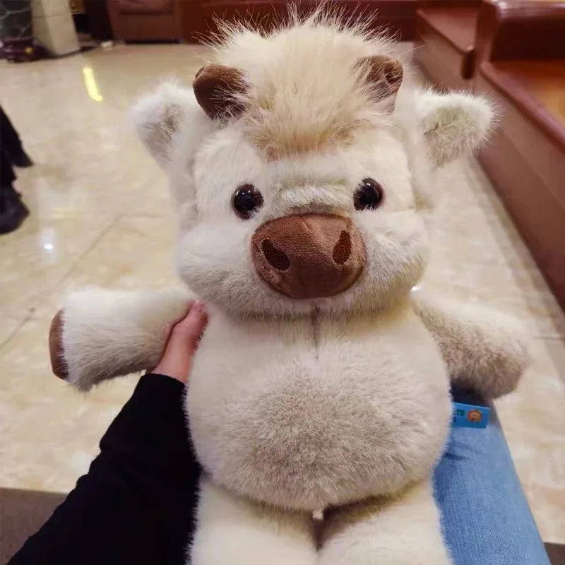 40cm Highland Cow Plush Toy – Soft, Cute, Huggable Stuffed Animal
