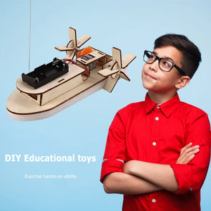 DIY STEM Science Kits for Kids – 3D Wooden Car & Boat Puzzle Toys