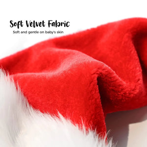 Kids Plush Christmas Santa Hat – Warm & Cozy Holiday Cap