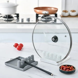 Kitchen Spoon Holder – Non-Slip Utensil Rack & Spatula Organizer